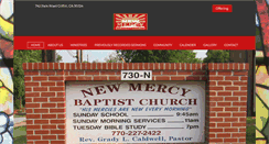 Desktop Screenshot of newmercybaptist.org